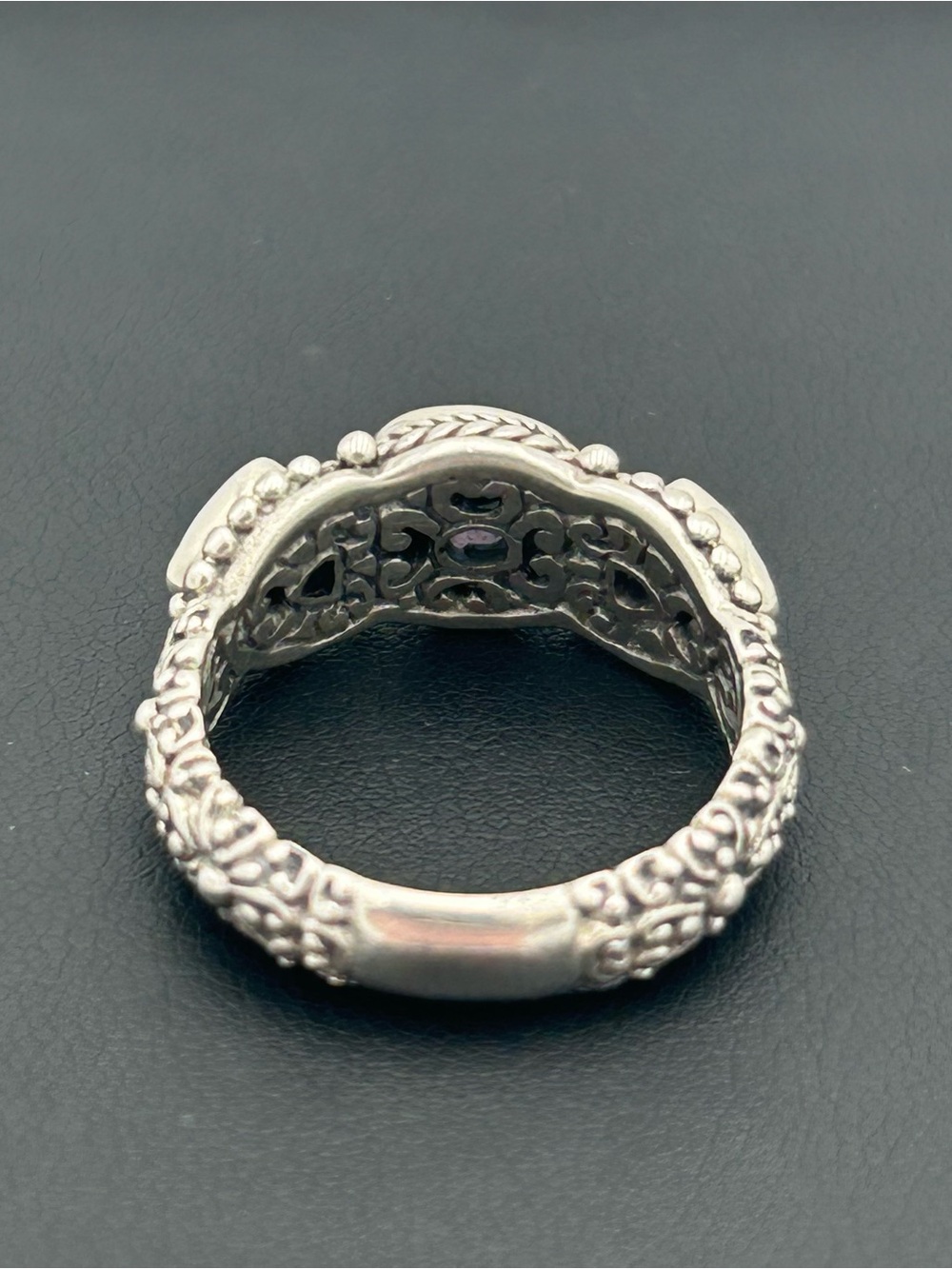 Sarda Sterling Silver Tanzanite Ring - Picture 6 of 11